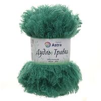 Пряжа "Дудль Травка №09" (200 г; 20 м; зеленый)