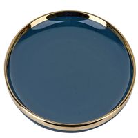 Тарелка фарфоровая "Royal line. Midnight Blue" (255х255х30 мм)