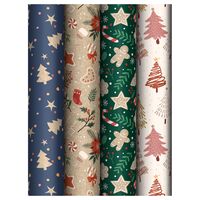 Бумага упаковочная "Ginger cookies" (70х100 см)