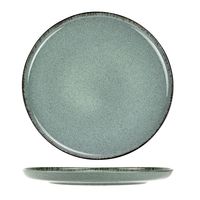 Тарелка фарфоровая "Pearl Mood" (270 мм; голубая)