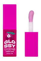 Масло для губ "Glossy oops" тон: 01, полупрозрачный вишневый