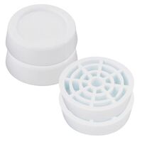 Антивибрационные подставки для стиральных машин и холодильников "Круг" (6х2 см; белый)