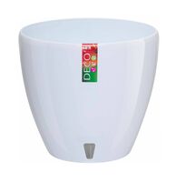 Цветочный горшок "Deco Twin" (4 л; белый)