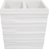 Подставка для зубных щёток "Brick" (101х63х115 мм; белая)