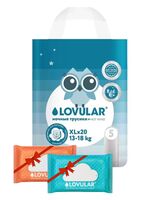 Подгузники-трусики "Lovular. Hot Wind" (13-18 кг; 20 шт.; + влажные салфетки)