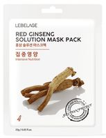 Тканевая маска для лица "Red Ginseng Solution Mask Pack" (25 г)