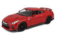 Модель машины "Nissan GT-R 2017" (масштаб: 1/24; красный)