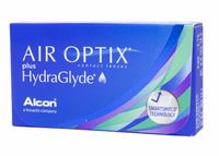 Контактные линзы "Air Optix Plus HydraGlyde" (1 линза; -6,0 дптр)