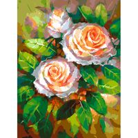Картина по номерам "Ноктюрн с розами" (300х400 мм)