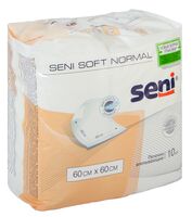 Пелёнки одноразовые для взрослых "Seni Soft Normal" (10 шт.; 600х600 мм)