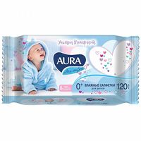 Влажные салфетки детские "Aura. Ultra Comfort" (120 шт.)
