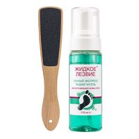 Набор для ухода за ногами "Light" (пенный кератолитик, терка)