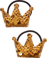 Набор резинок для волос "Корона" (золотой)