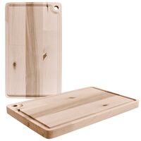 Доска разделочная деревянная с желобками (300х180 мм)