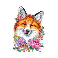 Набор для вышивания на одежде "Рыжая лакомка" (140х200 мм)