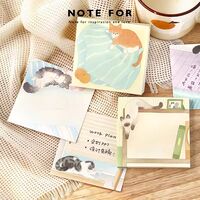 Самоклеящийся блок "Найди кота" (8х8 см; 100 листов)