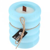 Свеча декоративная "Мишель" (голубой)