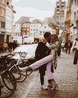 Картина по номерам "Пара в Амстердаме" (400х500 мм)
