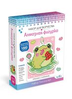 Алмазная вышивка-мозаика "Алмазные фигурки. Лягушка с клубникой"