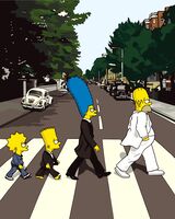 Картина по номерам "Симпсоны" (400х500 мм)