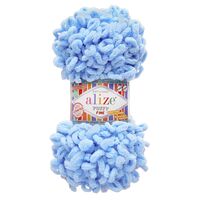Пряжа "Puffy Fine №218" (100 г; 14,5 м; детский голубой)