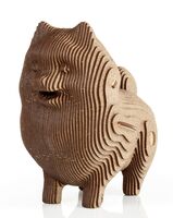Сборная деревянная модель "Собачка-копилка"