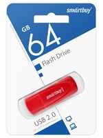 USB Flash Drive 64Gb Smartbuy Scout Red