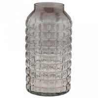 Ваза стеклянная "Альхес" (30 см; дымчатый)