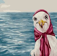 Картина по номерам "Я чайка" (200х200 мм)