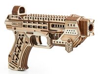 Сборная деревянная модель "Пистолет с пулями"