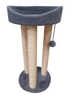 Игровой комплекс "Тринога с лежанкой" (42х42х85 см; серый)