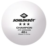 Мячи для настольного тенниса "Champion ITTF" (3 шт.; 3 звезды; белые)