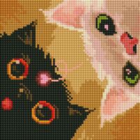 Алмазная вышивка-мозаика "Инь Янь" (200х200 мм)