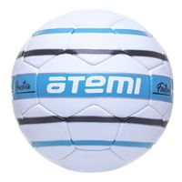 Мяч футбольный Atemi "Reaction" №5 (бело-чёрно-голубой)
