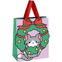 Пакет бумажный подарочный "Garland" (23х18х10 см)