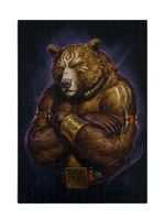 Пазл деревянный "Медведь" (504 элемента)