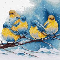 Набор для вышивания "Птицы. Восточные Сиалии" (210х220 мм)