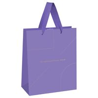 Пакет бумажный подарочный "Monocolor. Lavender" (23х18х10 см)