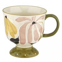 Кружка ''Пробуждение'' (кремовый-зеленый)