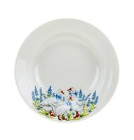 Тарелка глубокая фарфоровая "Гуси" (250 мл)