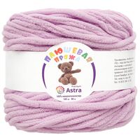 Пряжа "Плюшевая №720" (100 г; 80 м; светло-фиолетовый)