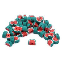 Бусины из полимерной глины "Арбуз" (50 шт.)