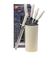 Набор ножей на пластмассовой подставке (5 шт.)