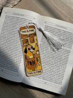 Закладка для книг "This is fine"
