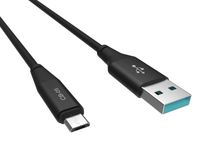 Дата-кабель Celebrat CB-05 Micro USB 3A (max) (1 м; нейлон; чёрный)