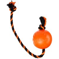 Игрушка для собак "Мяч с канатом маленький" (6,5 см)