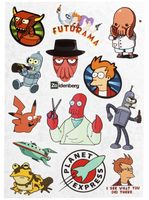 Набор наклеек №9 "Futurama"