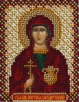 Вышивка бисером "Икона Святой великомученицы Анастасии" (85х105 мм)