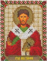 Вышивка бисером "Икона Святого Апостола Тимофея" (85х105 мм)