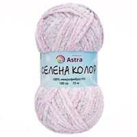 Пряжа "Селена Колор №06" (100 г; 72 м; розовый)